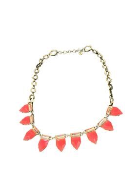Stella And Dot Coral Gem Eye Candy Necklace